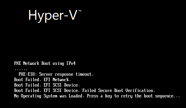 What happens if you try to boot to CentOS with Secure Boot switched on