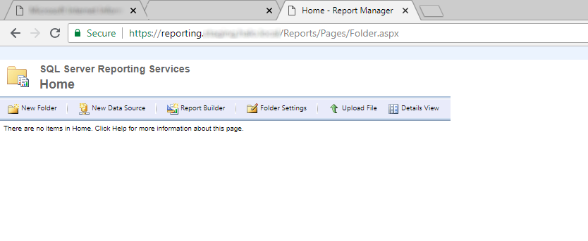 SQL Server Reporting Services running over HTTPS